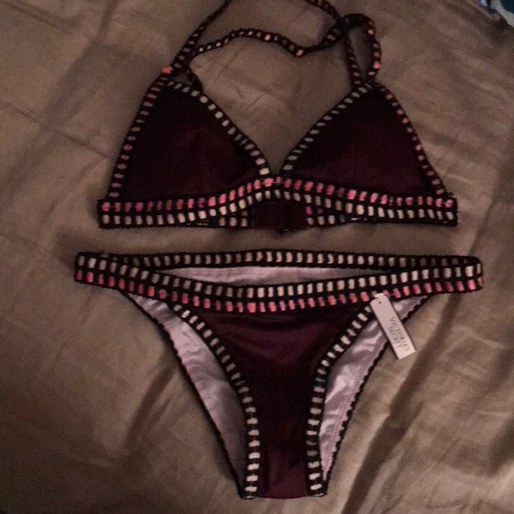 BNWT Victoria’s Secret crochet strap bikini☀️